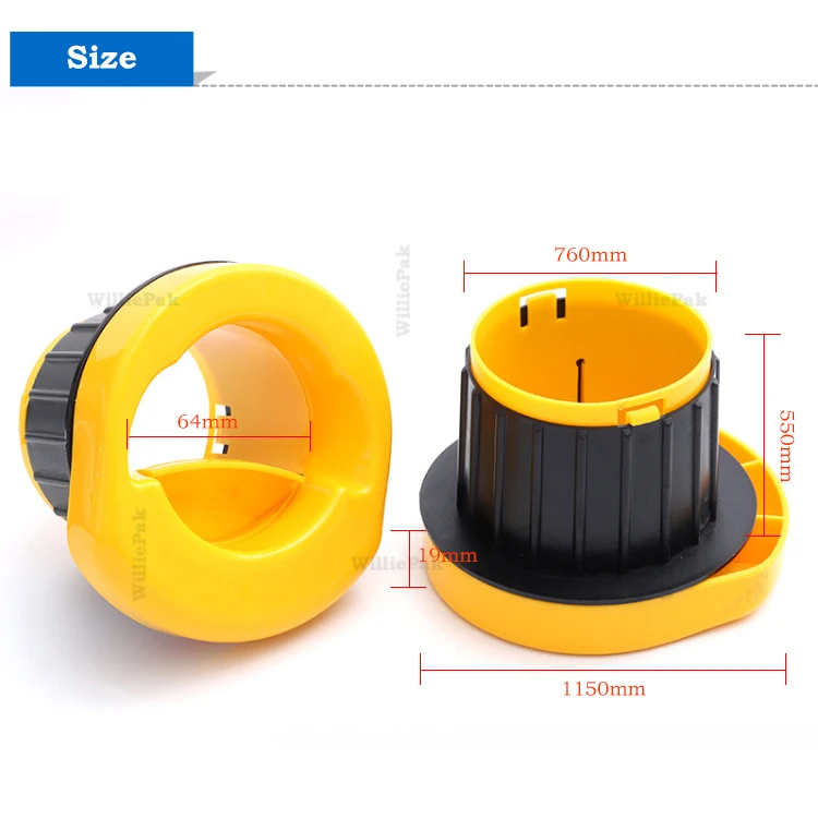 Manual Wrapping Machine Plastic Film Roll Hand Held Tools Stretch Film Dispenser