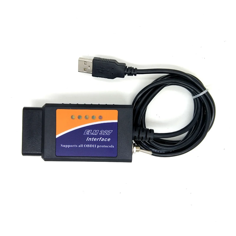 FTDI 25K80 V1.5 ELM327 OBD2 To USB Adapter With MS-CAN/HS-CAN Switch Replacement For Ford Lincoln Mazda Car Scanner Diagnostic