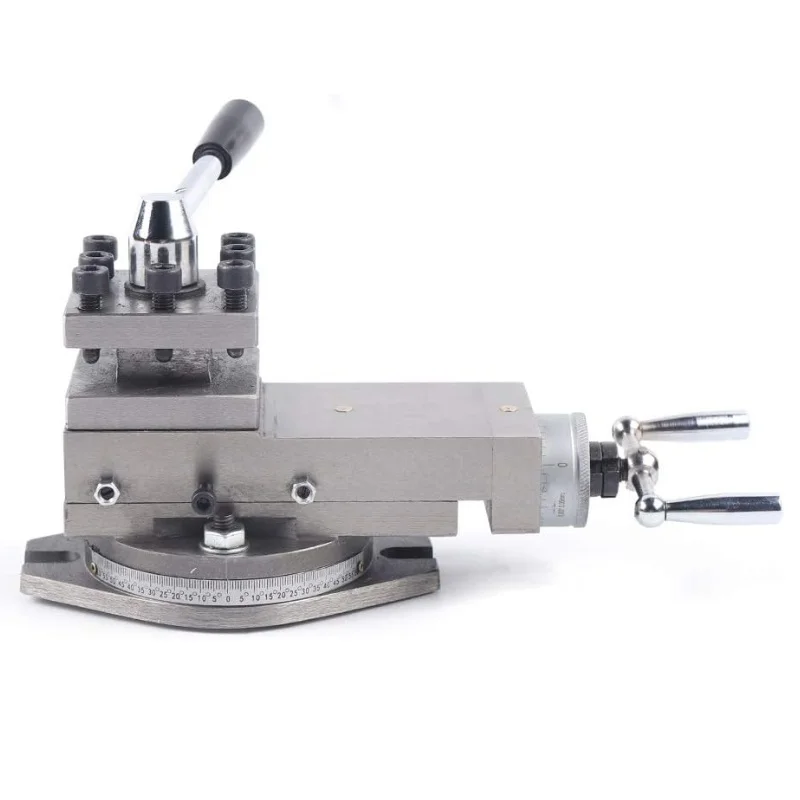 AT300 Lathe Tool Post Assembly Universal Mini Lathe Accessory Lathe Assembly Quick Change Tool Post Holder