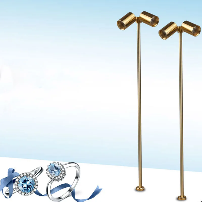 Custom Led Spot Watch Jewelry Display Light Double Head Shop Cabinet Museum Showcase Lighting