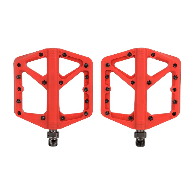 Guaranteed Colorful Light Weight Pedal MTB BMX Foading Bike Parts Cycling Axle CNC Nylon plastic Bicycle Pedal