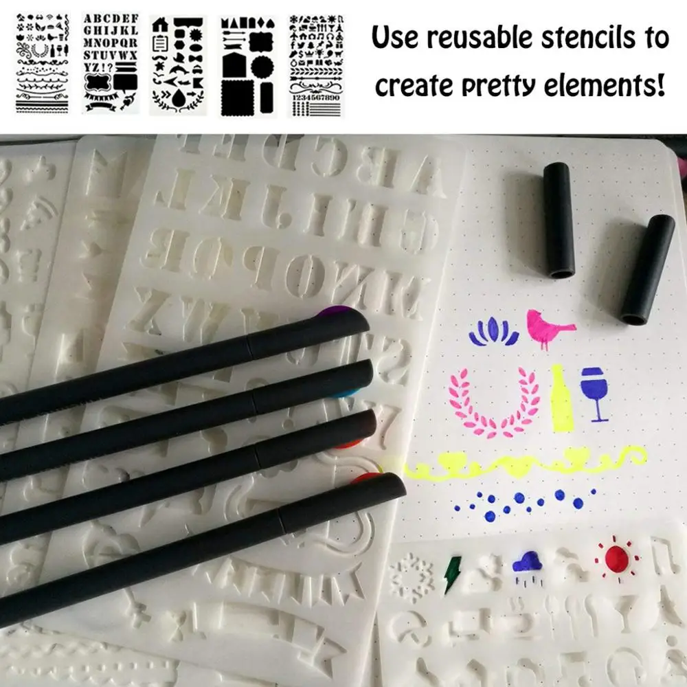  Каллиграфические ручки Fineliner двойной наконечник кисти художественный маркер кисть для воды