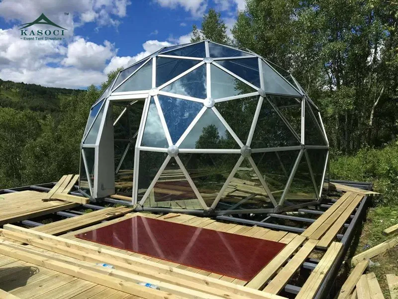 Modern Style Modular Tent Half Sphere House Tent Igloo Glass Tent Dome House