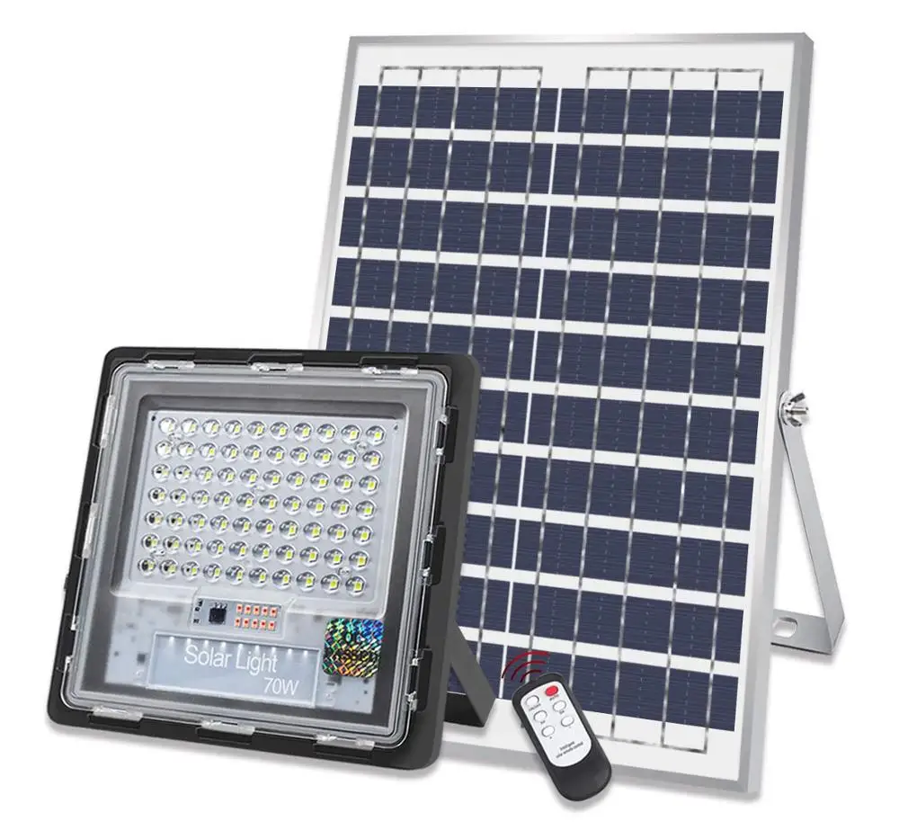 Dusk to Dawn Outdoor Waterproof IP67 100W/200W 10000mAh battery high lumen LED floodlight solar street light