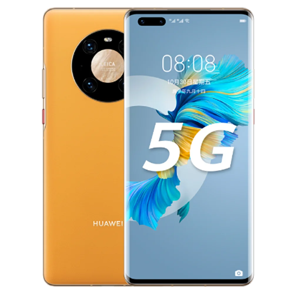 Huawei Mate 40 Pro 5G mobile phones Kirin 9000 SoC chip 6.76' full screen 8GB+256GB mate40pro unlock cell phones smartphones