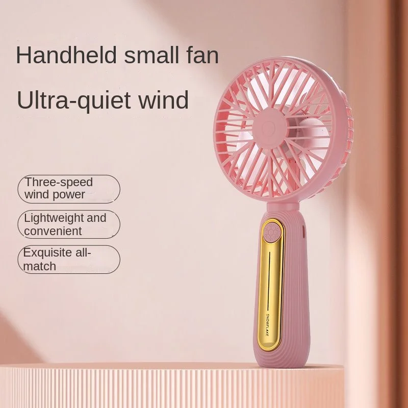 New product mini portable handheld customized color battery fan replaceable battery life handheld electric fan