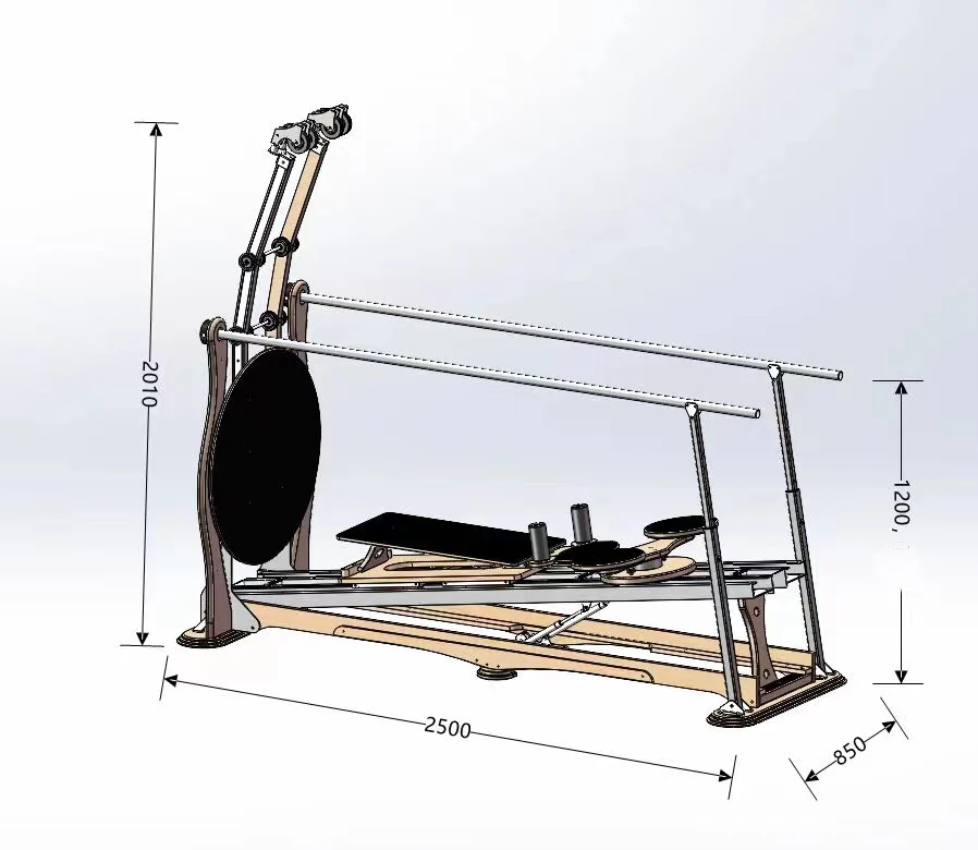 Pilates Reformer Equipment White Maple Jump Stretch Board Yoga Big Machine Zen Soft Second Generation Reformer Pilates Machine
