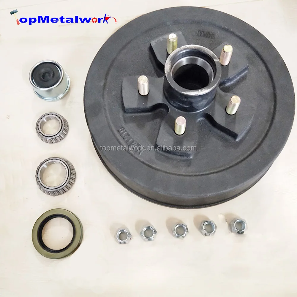 Factory Price Brake System Trailer Axle Trailer Brake Drum Assembly For Caravan Trailer Kit