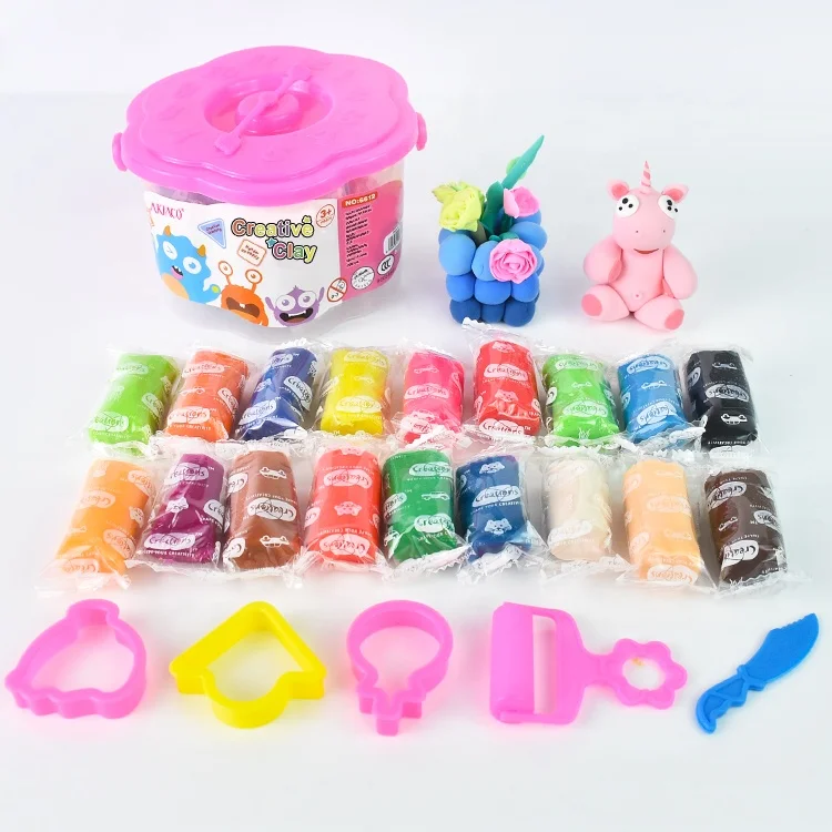 Akiaco super Soft Clay 100g fluffy Slime mix baking Making Supplies Modeling light weight air dry playdough kids toys price