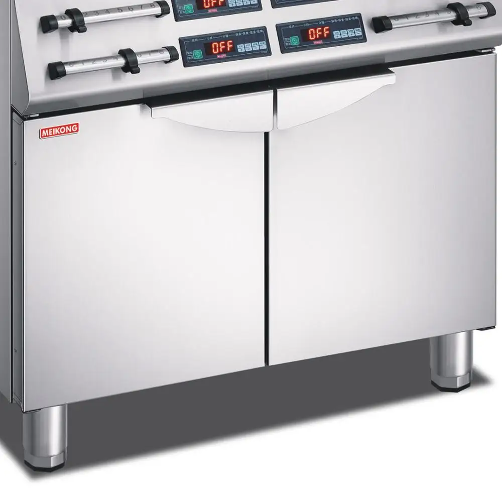 Commercial Induction Cooker Restaurant Induction Electric Range Cooker 4 Burner Electric Hob with Cabinet