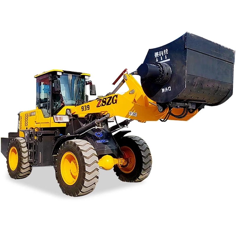1600 1ton Mixing bucket front wheel loader for sale
