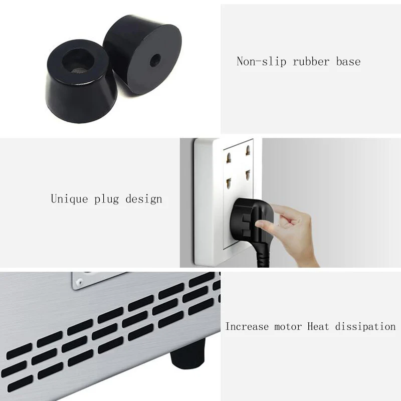 
Desktop Electric Meat Grinder Hand Cranked Meat Slicer Stainless Steel Vegetable Cutter Shredded Ham Dicing Machine 