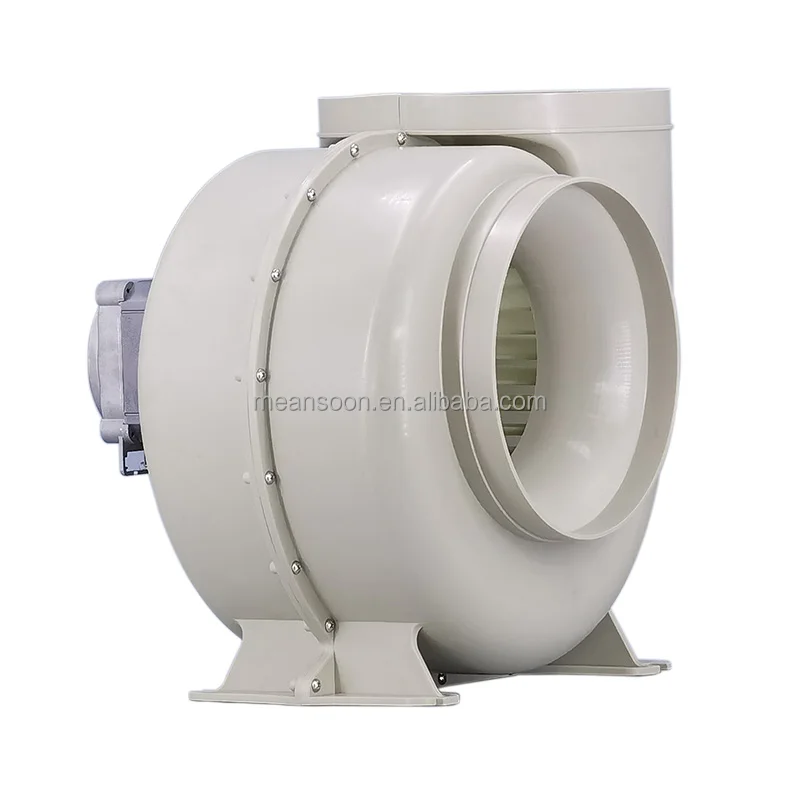 MLAB-250-B Plastic PP lab fume hood anti-corrosive centrifugal fan with stepless speed controller