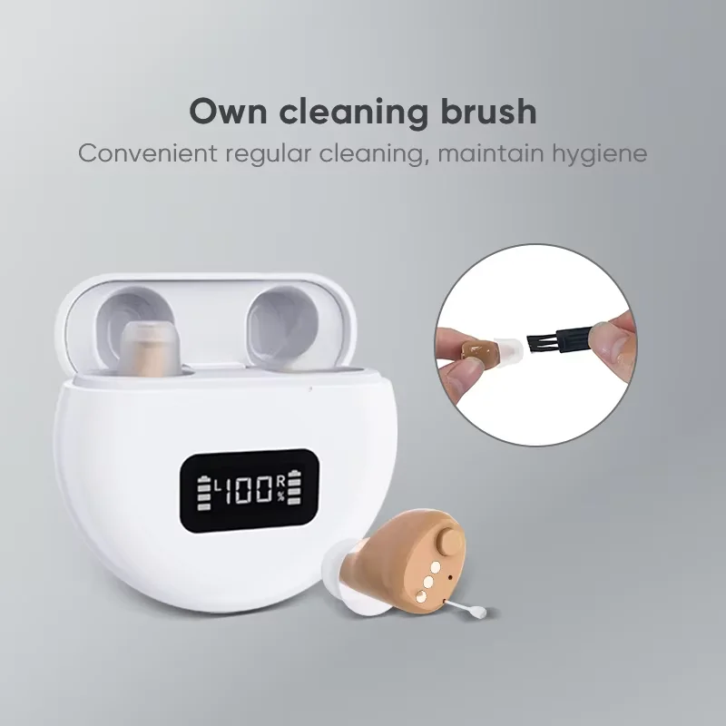 Great-Ears Audifonos Para Sordos Mini Hearing Aid Device Fully Digital Signal Processing 16 Channel Hearing Aids for Senior
