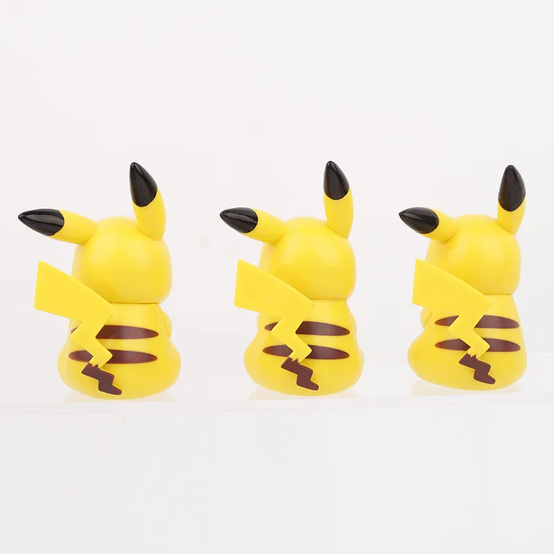 Wholesale Cartoon 6 PCS Eatting Pikachu  Action Figure Set