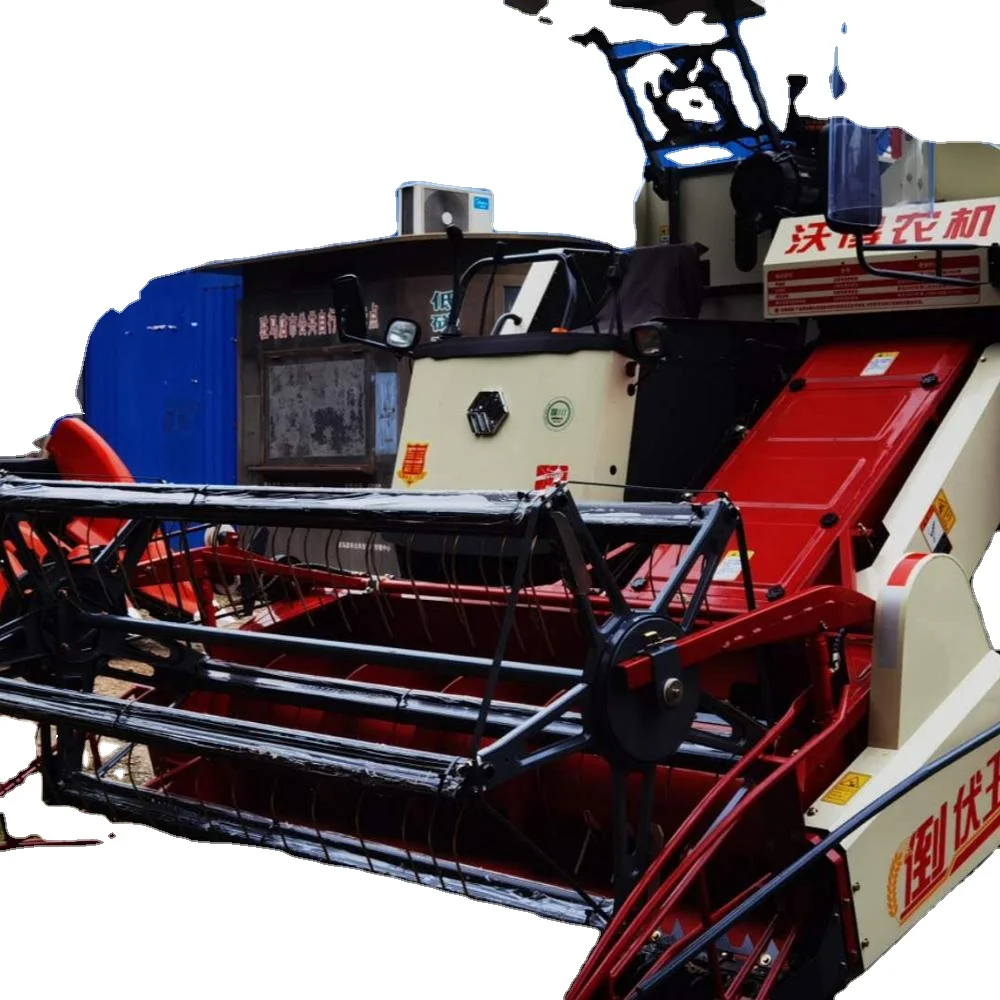 Super high chassis Wholesale Less Impurities Rice Harvester Selling For World 4LZ-6.0H