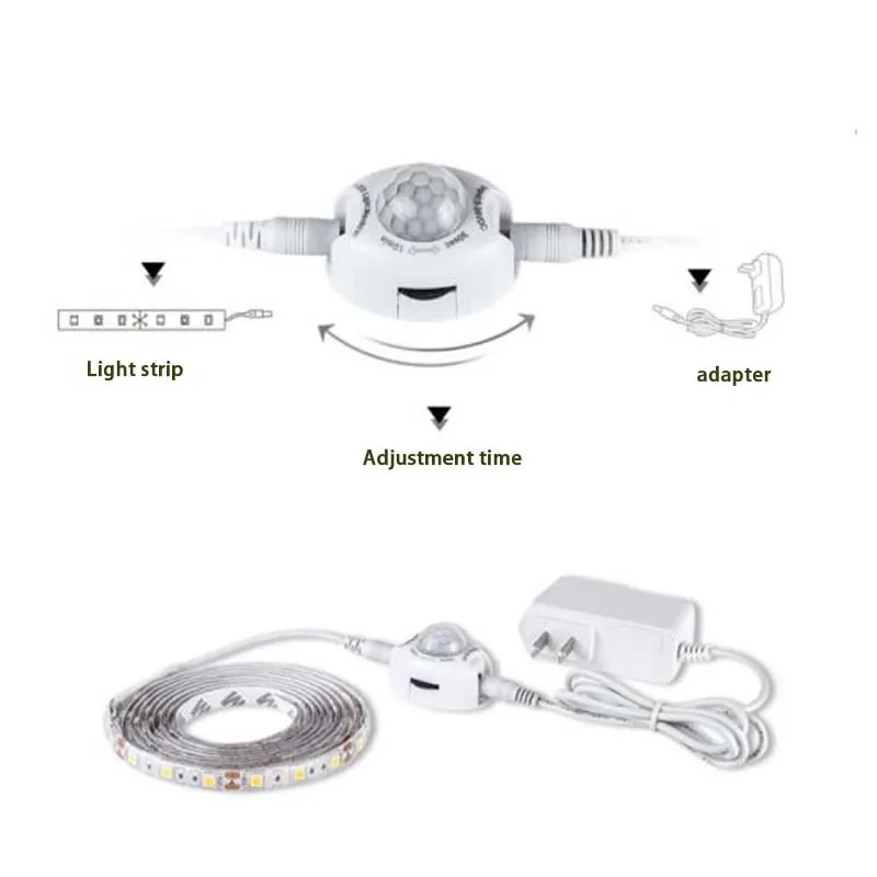 DC5V-12V Mini PIR Motion Sensor Switch for LED Lighting 2835 Led Strip Led Bar