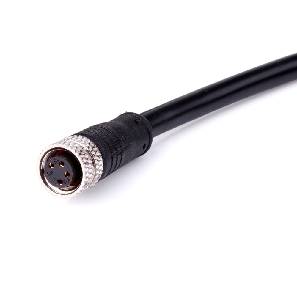 M8 Cable Waterproof IP67 IP68 Male Female Direct Plug 2 5 6 8 Pin 3 4 Pin Connector M8 Sensor Cable Assembly Sensor M8 Cable