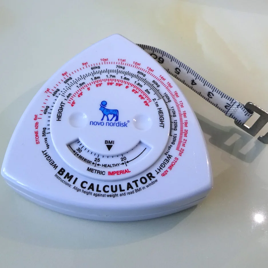 Medical measurement meter WFP printable body fitting BMI measuring tape