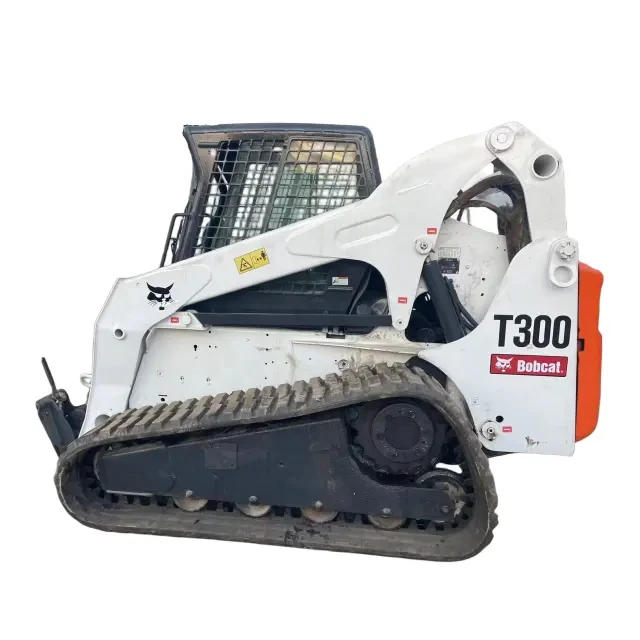 Used Mini Skid Steer Loader Bobcat S300  Wheel Small Skid Steer Loader with Bucket