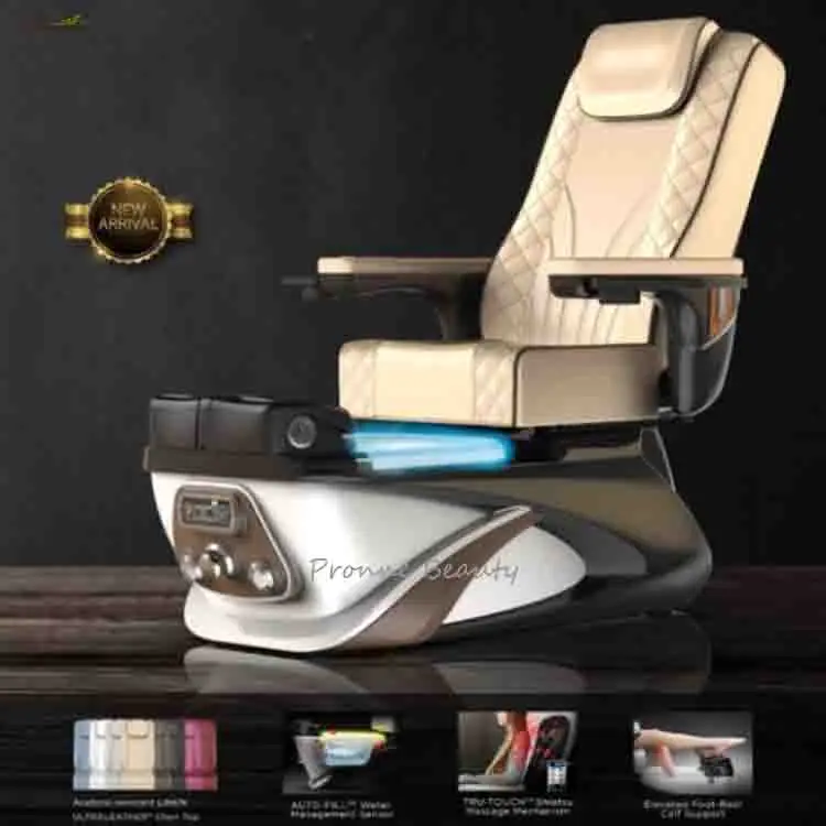 New arrival popular whirlpool European touch foot spa lexor pedicure spa chair with autofill