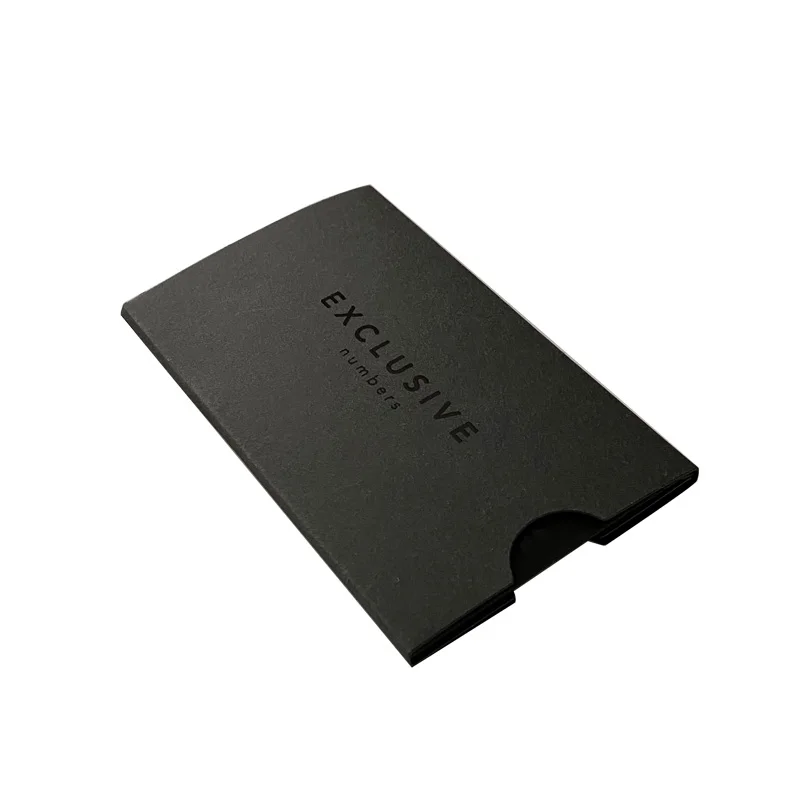 Hot selling professional design black cardboard card tablet packaging box