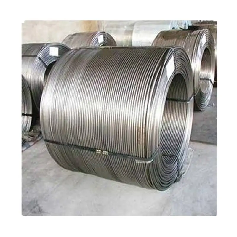 Export of high quality silicon  calcium cored wire / Si Ca core wire