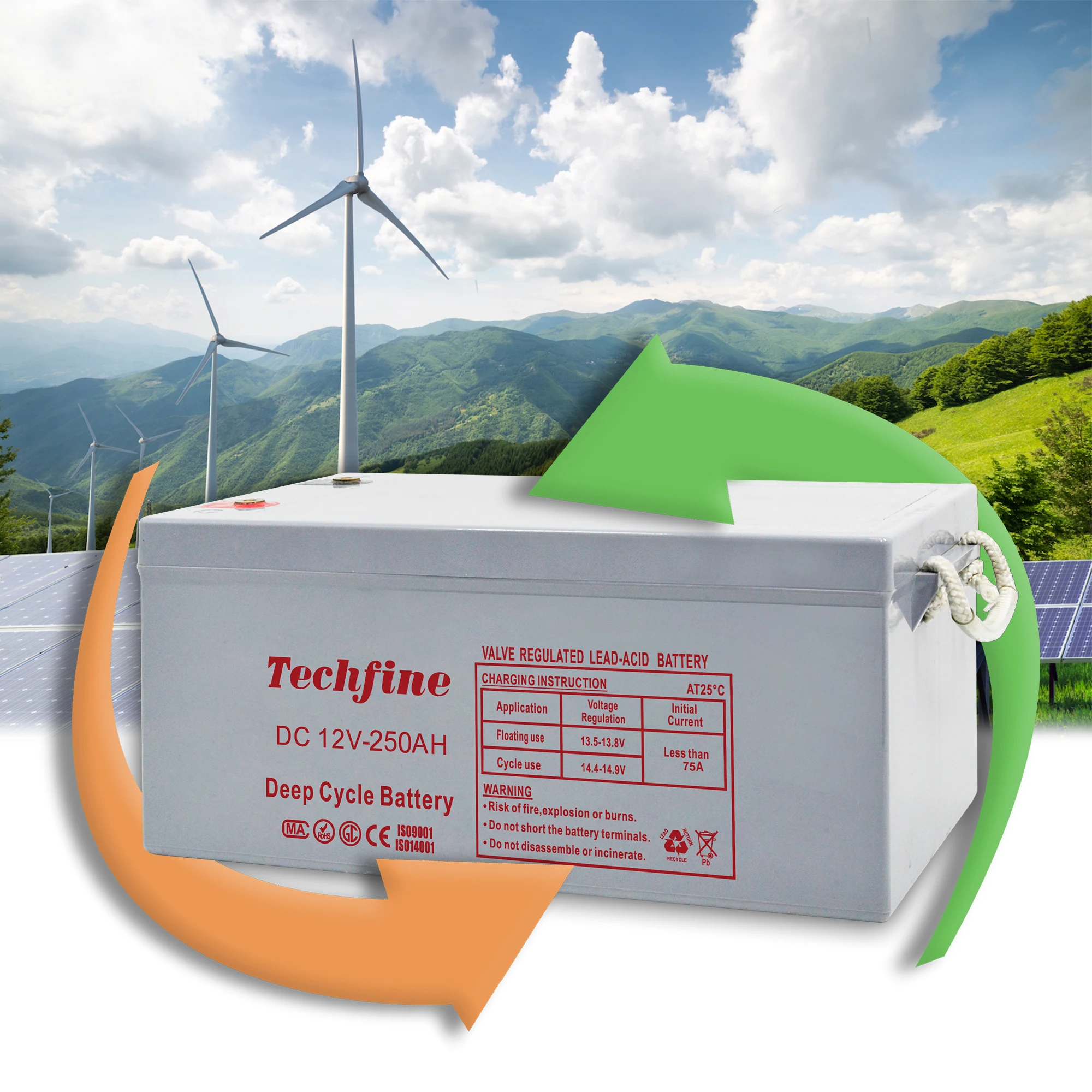 Maintenance Free Car Battery 12v 150ah Agm Deep Cycle Batteries 12v 200ah For Solar Panel