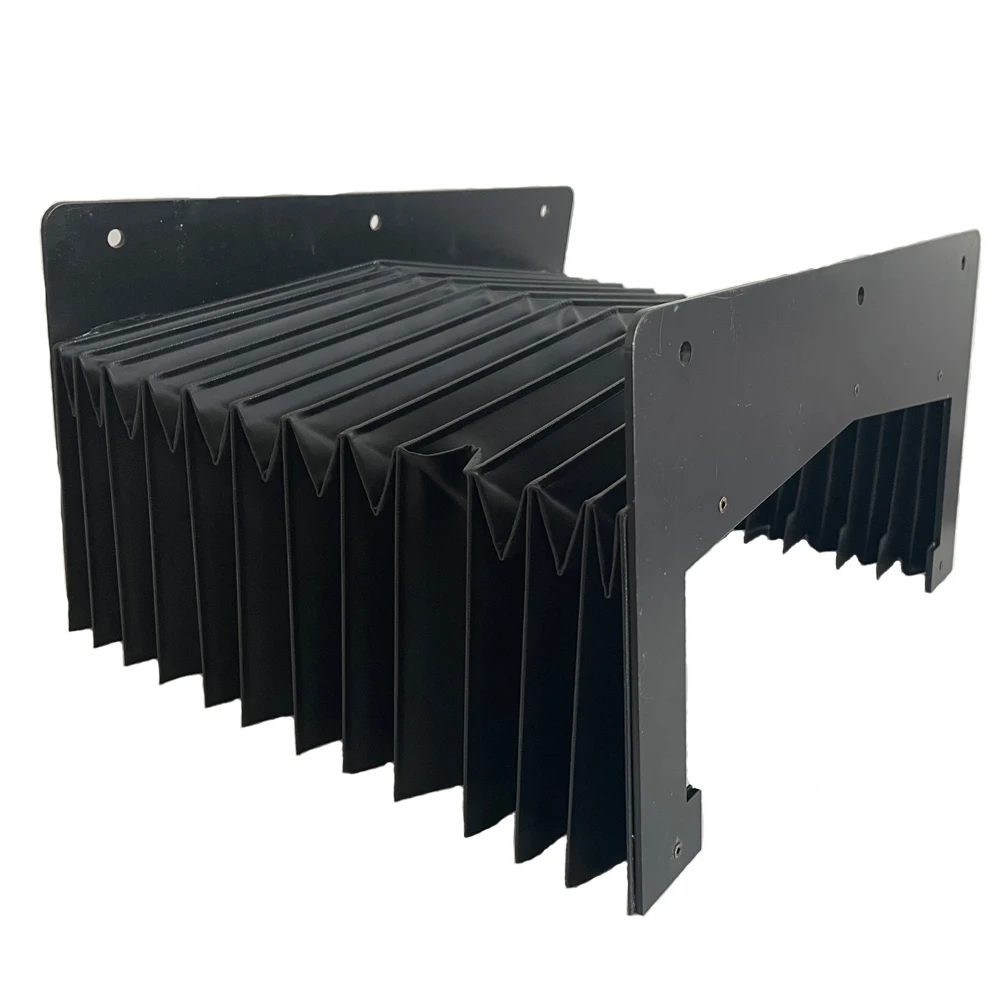 welding machine flexible accordion type protective flat dust bellow cover cnc sew cnc bellow cover