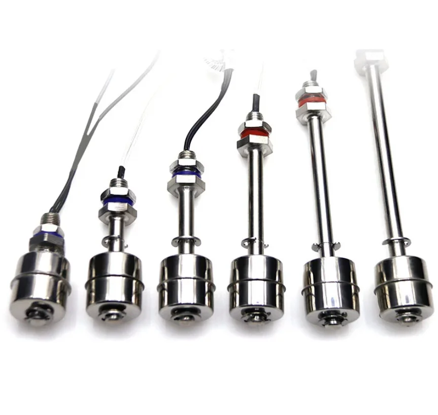 Hot sale  0-220V  50W Stainless Steel  304 Tank Pool Water Level Liquid Sensor  Float Switch ES4510 2A1