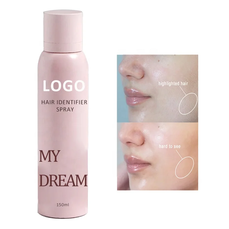 Factory Price Private Label Women Shaving Spray Face Skin Hair identifier Spray