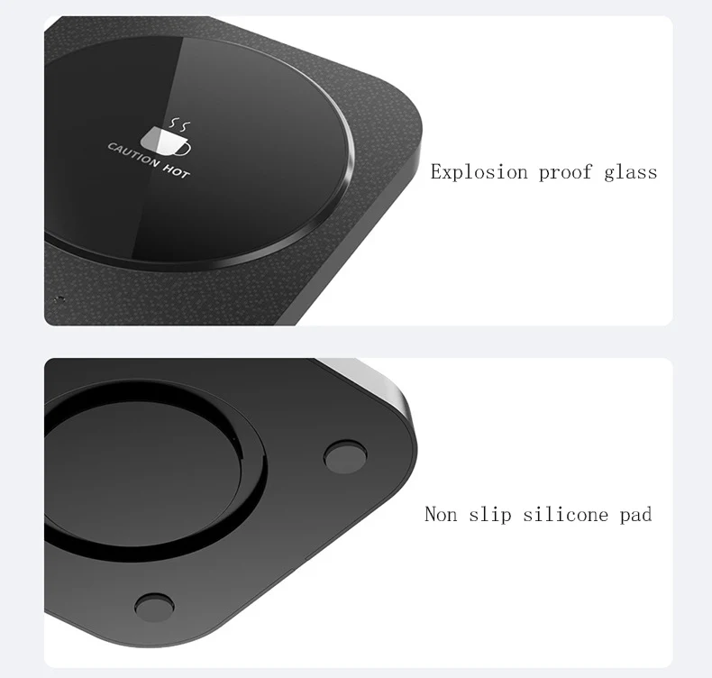 HYB OEM Xicaras De Cafe Custom USB Ceramic Electric Heater Mug