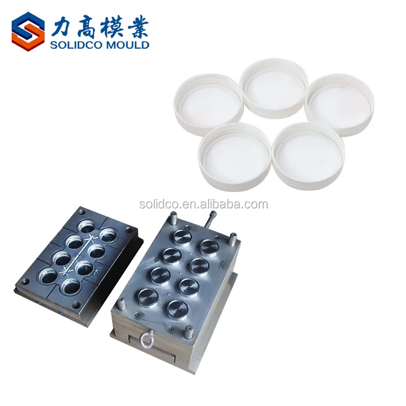 Taizhou Customized plastic flip lid molding manufacturing plastic lid molds injection moulds plastic injection mouldings