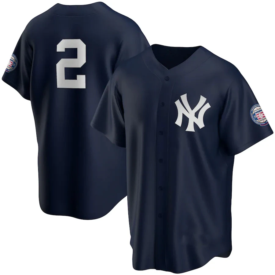 oem cheap fashion navy custom logo prinnted button basebal jersey men