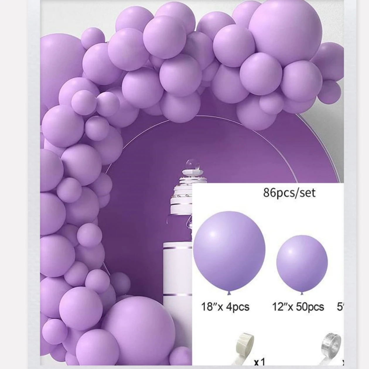 wholesale support 86pcs Retro Multiple Colors Balloon Set for For Mother Day