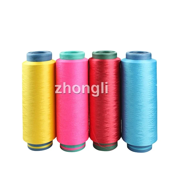 POLYESTER TEXTURED YARN DTY DOPE DYED 150/48