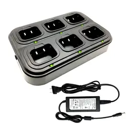 Original spot Charger for walkie-talkie Six-way charger For walkie-talkies and batteries