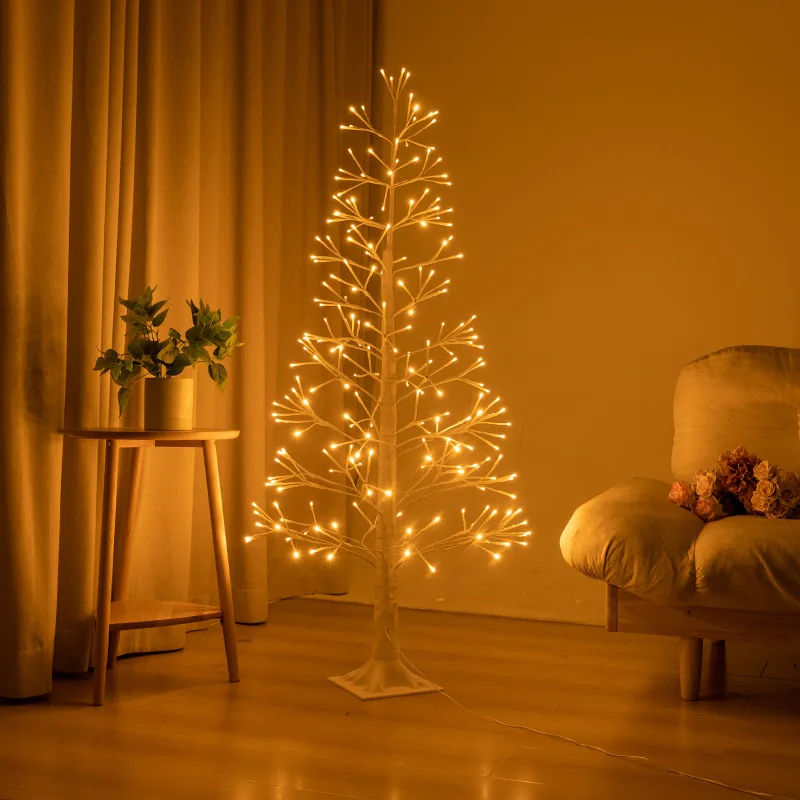 New Product Tree Light Lamp Led Lighted Palm Christmas With Outdoor Birch Modern Design For Home