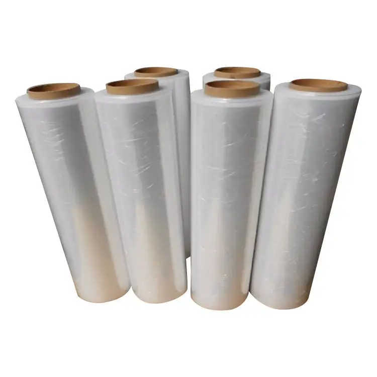 Factory direct supply good price pe pallet wrap strech film wrapping strech film advanced technology lldpe strech film rol