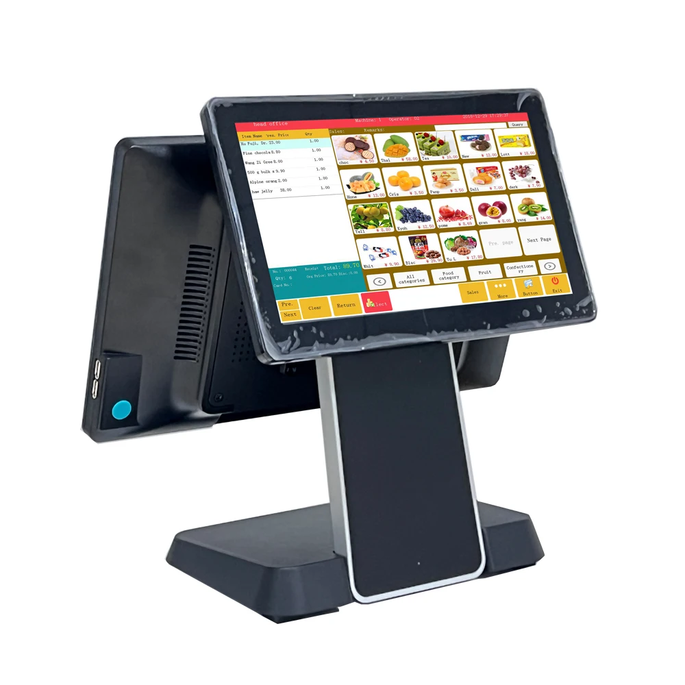 Smart Touch Screen Pos Cash Machine Electronic Cash Register Point Of Sale Android Pos Terminal