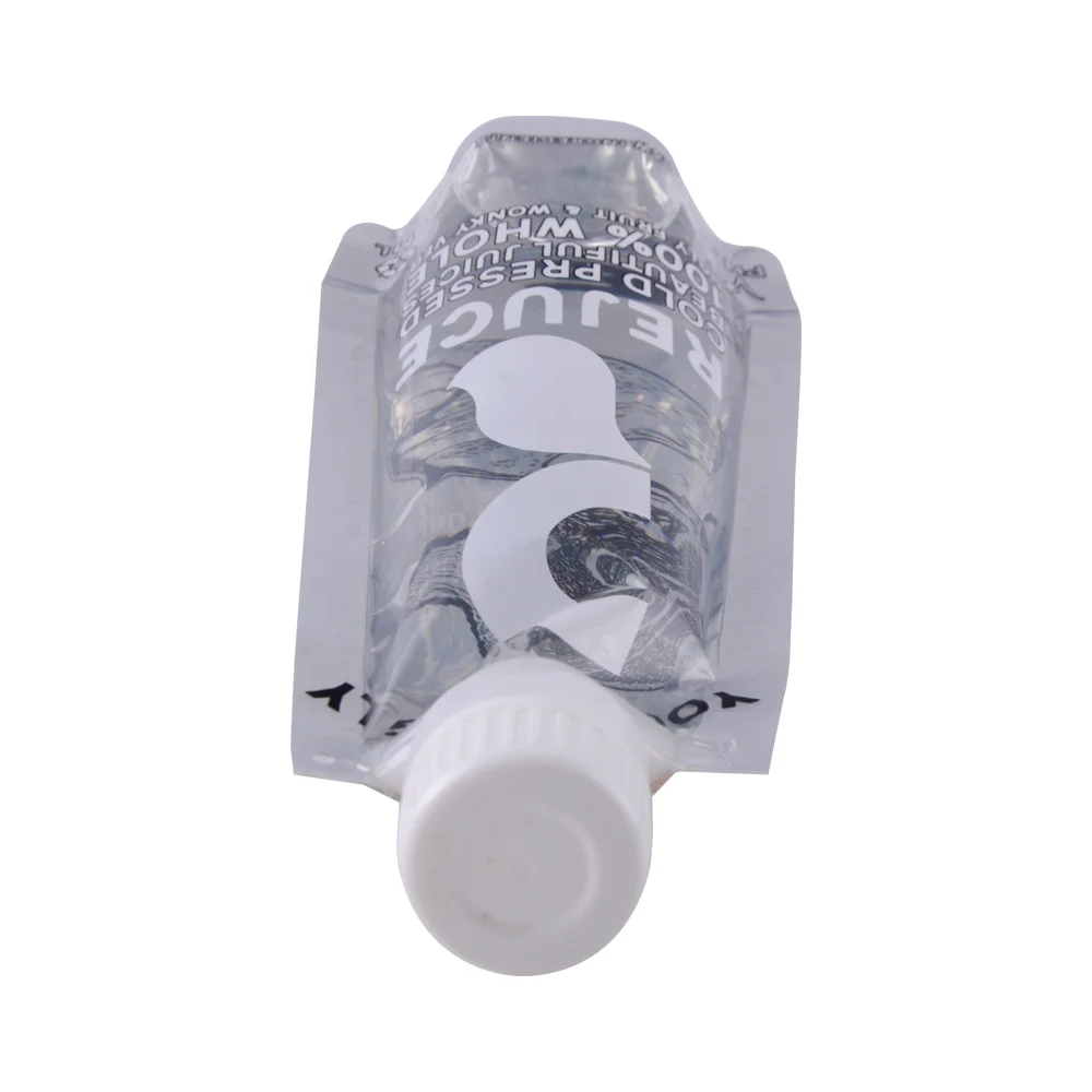 Custom Design Logo Plastic Spout Pouch Stand up Packaging Bags Small Beverages Stand up Spout Pouch with Nozzle