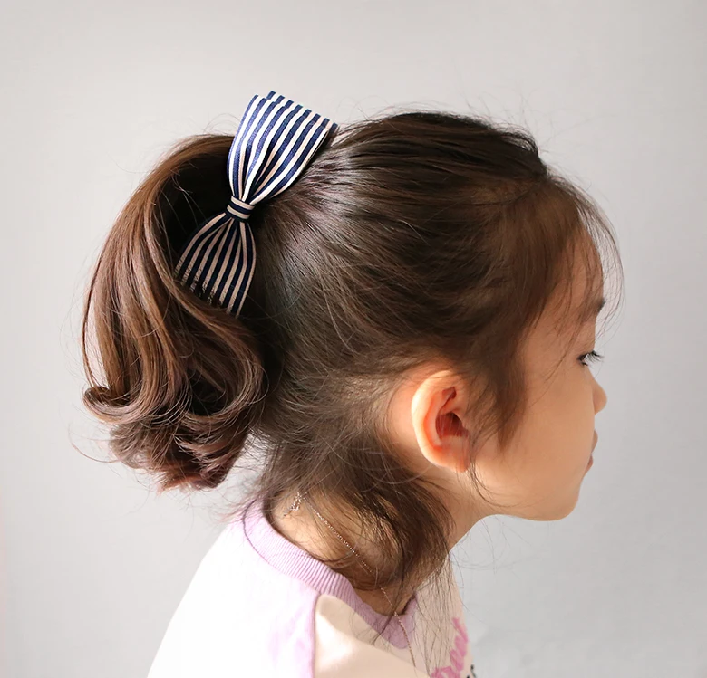 Striped Simple Design Marine Hair Clip made in Korea It is very strong and sophisticated Bulk order available