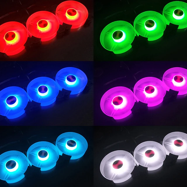 Цветная (RGB) корпусные вентиляторы 120 мм бесшумный компьютер водяного охлаждения вентилятор корпуса ПК адресуемых с пультом дистанционного управления изменение цвета RGB