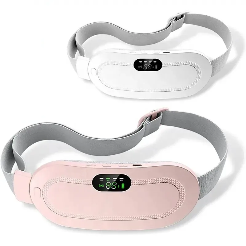 Electric Vibration Massage Graphene Heating Warm Palace Heated Belt Period Pain Relief Menstrual Cramps Portable Heating Pad