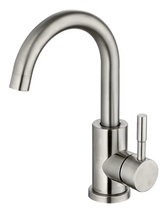 Kinglions 360 Rotating Washbasin Faucet Bathroom Hot And Cold Water Mixing 304 Stainless Steel Bathroom Taps Basin Mixer