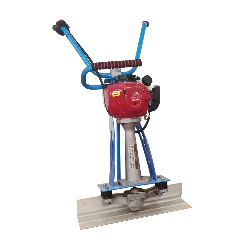 High efficiency walk behind concrete screed machine with gasoline engine