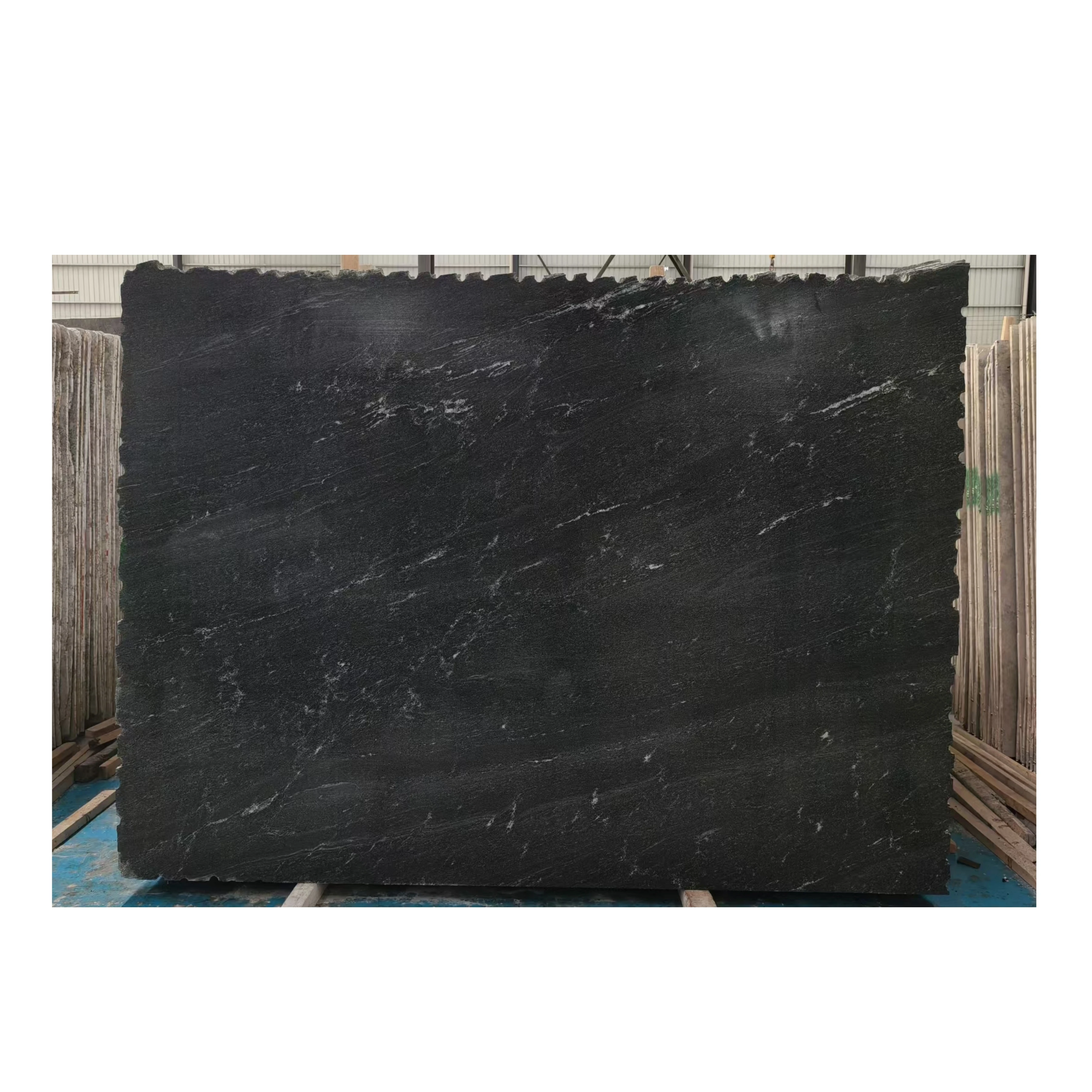 Modern Design Natural Granite Stone Slab With Snowflake Texture Polished Surface Granite Slabs Wholesale