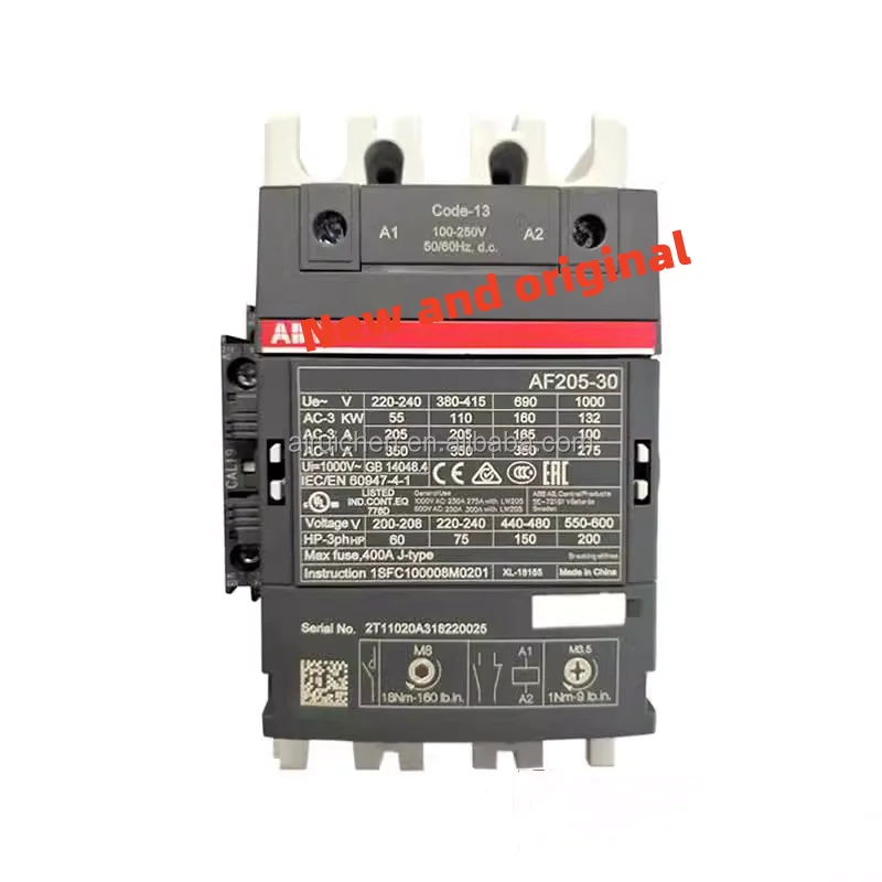 Distributors ABB-China AF205-30-11 AC DC 1SFL527002R1311 AF205-30-11-13 Contactor