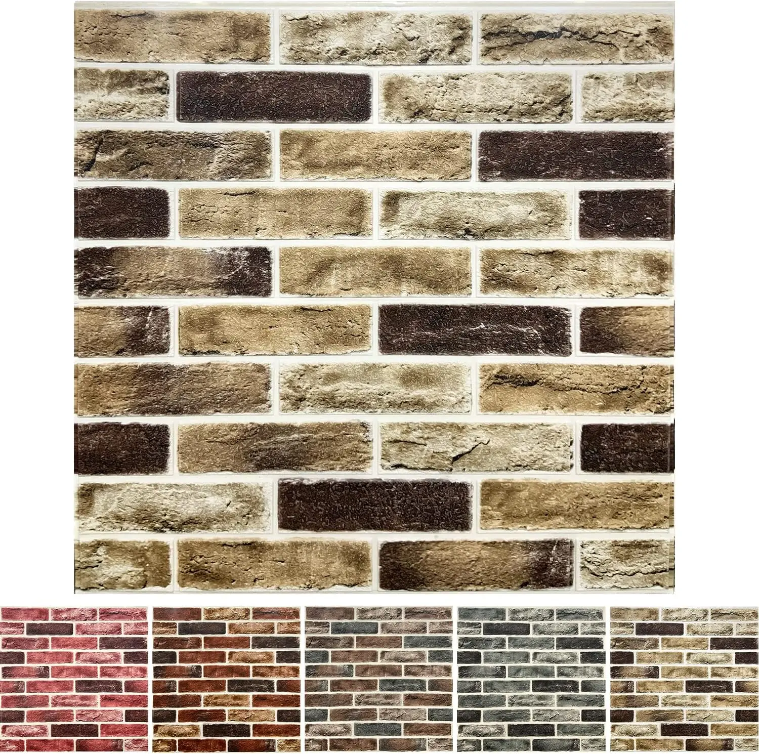 Cheap Decorative Art Wallpaper PVC Polyethylene 3D Anti-static Self-adhesive Wall Sticker