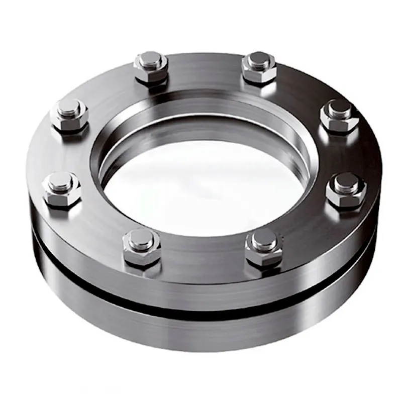 Stainless Steel  CS   Double Window  4-WAY SIGHT GLASS /Four way flow sight glass valve flow indicator